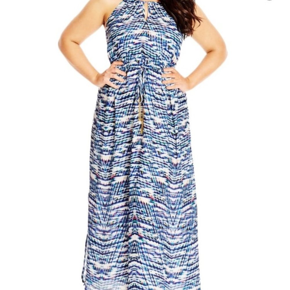 Copacabana City Chic Maxi Dress, size 16W